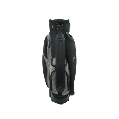 RJ Sports Spinner X Transport Wheeled Golf Cart Bag - color: Black/Heather Grey