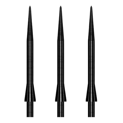 Winmau Dart Points - Velocity Steel Tip Darts Points in Black - 32mm