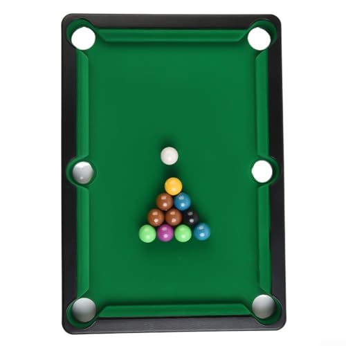 Tabletop Pool Set, Billiards Game for Family Game Night, Portable Snooker Table with and Balls, Desktop Pool Toy for and - color: S