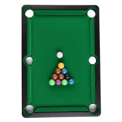 Tabletop Pool Set, Billiards Game for Family Game Night, Portable Snooker Table with and Balls, Desktop Pool Toy for and - color: S