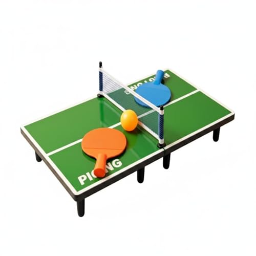 Mini Table Tennis Set Social Play Mini Table Tennis Compact Indoor Toy for Families