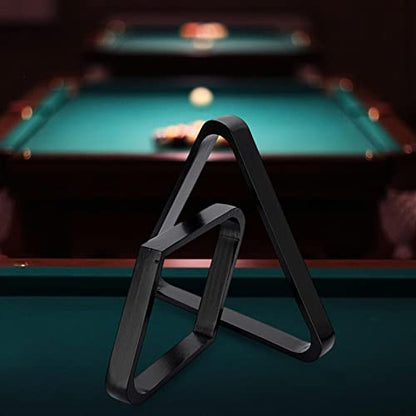 2Pcs Durable Billiard Ball Rack Set, Eight Ball Triangle Rack, Diamond,Ball Holder for Standard 2-1/4" Balls Accessories Supplies-Red(Color:Black)