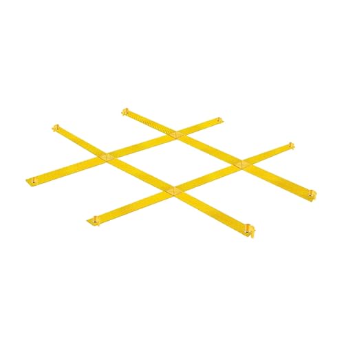Large Set with Fixing Stakes, Ideal for Picnics in The Garden Or Lawn. - color: Yellow a