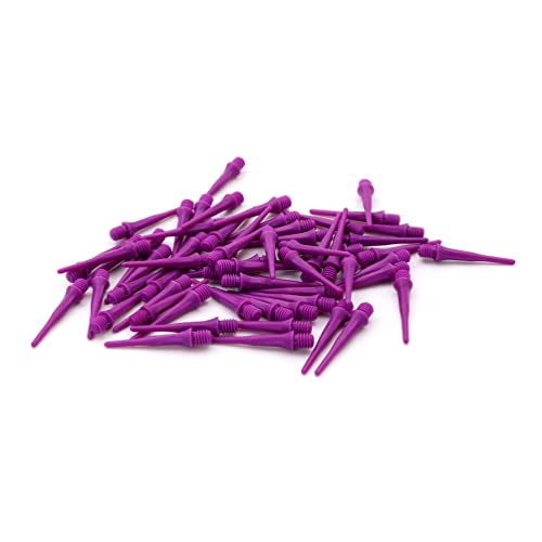CUESOUL TOUCH-24.5mm Point Soft Dart Tip Point for Dart Tip Replacement - color: Purple