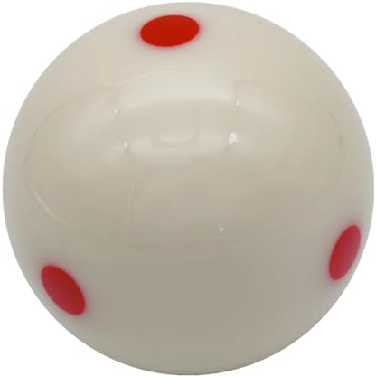 Red Dot Billiards Ball with Gloves – 2.25 Inch Regulation Practice Pool Ball for Spin & Aim Mastery, Perfect for Beginners to Pros Pool Table Accessories