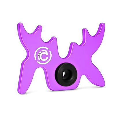 Slip-On Portable Aluminum Moosehead Bridge Cue Rest - color: Purple