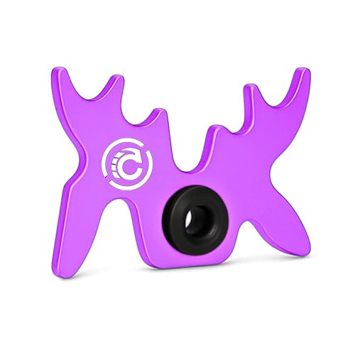 Slip-On Portable Aluminum Moosehead Bridge Cue Rest - color: Purple