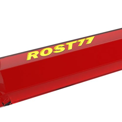 CUESOUL ROST 77 Integrated Dart Shaft and Flight Big Wing Shape,Set of 3 - color: Red with Yellow Logo, size: M-28mm