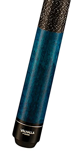 Viking Valhalla 100 Series with Irish Linen Wrap 2 Piece 58” Pool Cue Stick - color: Blue, size: 18oz