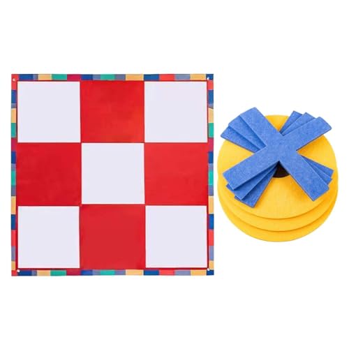 Toss Game - Large Outdoor Lawn Activity Set, Giant Yard Activity | Beanbag Throw Strategy Play Grid Game | Family Friendly Yard Entertainment Equipment, for Kids Family Gathering