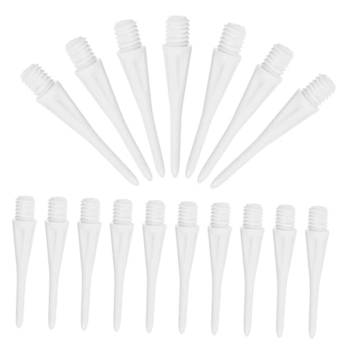 KOMBIUDA 50Pcs Soft Tip Points for Electronic Durable Wear Resistant Replacement Accessories with Smooth Surface Compatible with Dart Corkscrew Threads