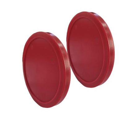 3.25-Inch (82mm) Heavy-Duty Air Hockey Pucks - Set of 2/5 - Durable 7mm Thick Pucks for Standard & Commercial Air Hockey Tables - Smooth & Fast Gameplay