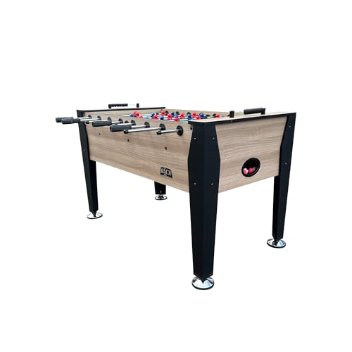 KICK Hades 55" Foosball Table – Professional Full-Size Indoor Game Table - color: Brown