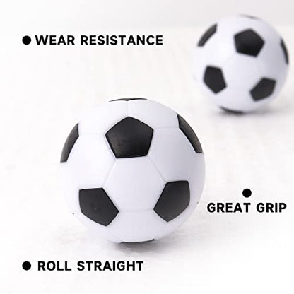 GSE Games & Sports Expert 6/12-Pack Foosball Table Replacement Balls, 36mm(1.42") Tabletop Soccer Football Balls for Foosball Table Accessories - color: White-6 Pack