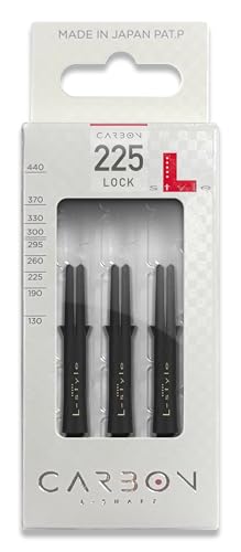L-style L-Shaft Carbon Dart Shafts - Locked - Set of 3 - size: 225