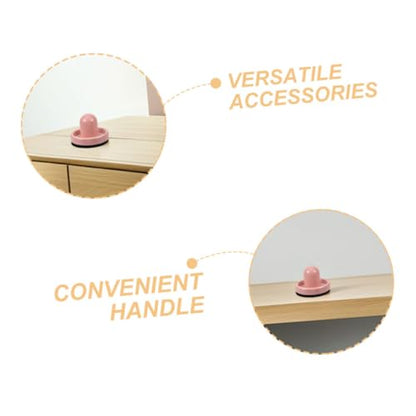 VICASKY 2pcs Boys and Girls Air Hockey Pusher Paddles Ice Hockey Machine Accessories Abs Plastic for Home Entertainment