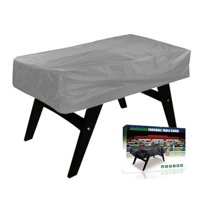 Waterproof Foosball Table Cover Folding Soccer Dustproof Moisture Resistant Furniture Protection Case(Light Grey) - color: Light Grey