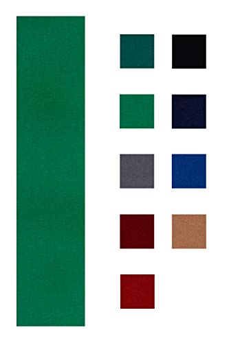 Accuplay 19 oz Pre Cut Pool Table Felt - Billiard Cloth Choose for 7', 8' or 9' Table, English Green, Spruce, Blue, Tan, Black, Navy, Red, Gray or Burgundy - color: English green, size: For 9 Foot Table