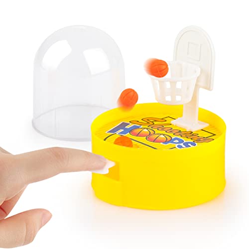 Mini Basketball Games 28pcs Finger Basketball Shooting Games Basketballs Party Favor Toys for Kids 8-12 Desktop Table Toys Hoop Fidget Game Space Birthday Party Decorations Supplies - style: 28PCS