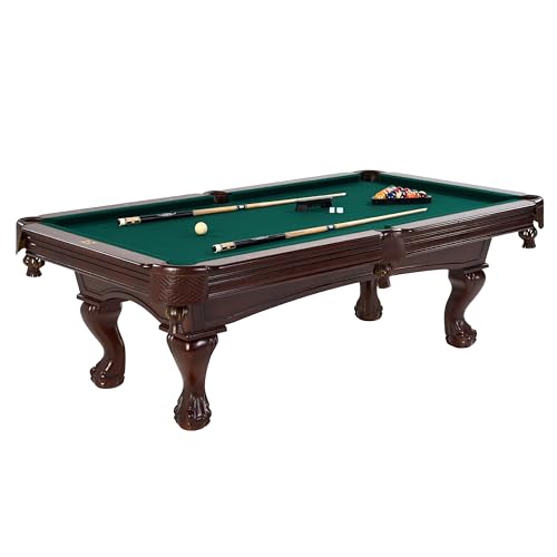 Barrington Billiards Premium 8.3 Ft Pool Table with Billiard Ball and Cue Stick Set