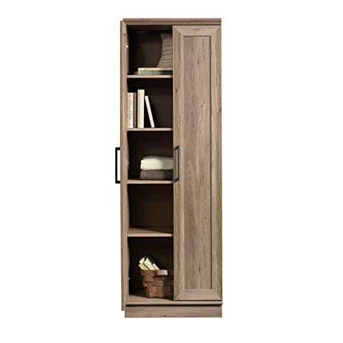 Sauder HomePlus Storage Cabinet/ pantry cabinets, Salt Oak finish - color: Salt Oak