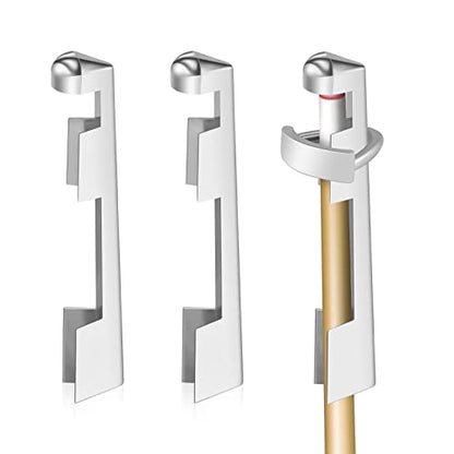 Funrous 3 Pieces Billiard Cue Clamp Pool Sticks Tip Clamp Stainless Steel Cue Stick Tip Repair Kit for Billiard Table Tips Replacement kit Accessories