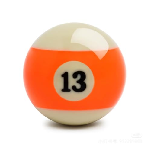 Replacement Billiards Ball, 2-1/4" Regulation Size, Object Balls with Cue Ball & Billiard #8 Ball, Standard Billiards Ball Accessories - color: 13