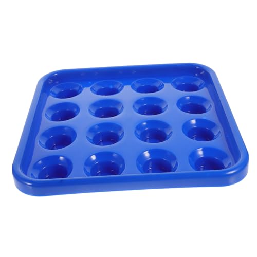 POPETPOP Billiard Storage Tray Pool Billiard Accessories Balls Snooker Pool Ball Holders Billiard Ball Holder - color: Blue