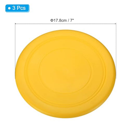 PATIKIL Flying Disc, Flying Discs Soft Waterproof for Dog Outdoor Playing Sport Game - color: Yellow