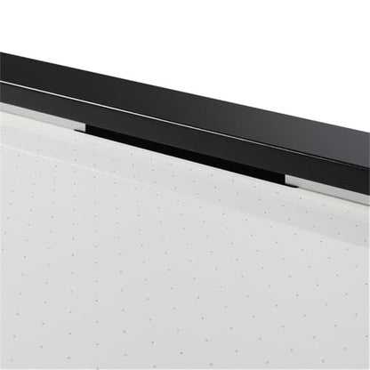 Pemberley Row Contemporary Wood Air Hockey Table, Black Finish, Dual Scoreboards, Includes Pucks & Pushers, Sturdy Wide-Leg Design for Game Rooms