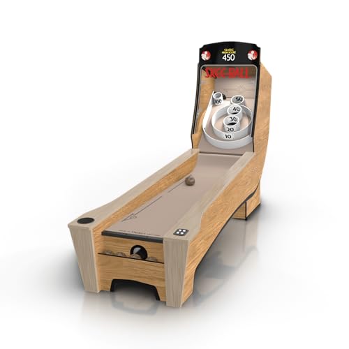 Skee-Ball Arcade Table Machine Game for Home Basement Recreation Room - Premium+ Nostalgic Classic Fun of Roll and Score - Made in The USA - color: Sandstone