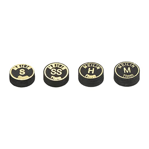 PATIKIL Pool Cue Tips Kit, Multiple Layer Pool Billiard Cue Tips Laminated Glue-on Snooker Stick Tip Billiard Accessories - size: 11mm
