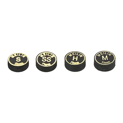 PATIKIL Pool Cue Tips Kit, Multiple Layer Pool Billiard Cue Tips Laminated Glue-on Snooker Stick Tip Billiard Accessories - size: 11mm