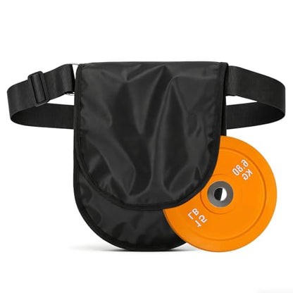 Discus Carrier Bag, Oxford Fabric Water Proof Track Field Equipment Pouch Adjustable Shoulder Throwing Sports Backpack for Men and Women, Holds 2Pcs 2KG Discus - color: Black