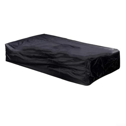 Foosball Table Cover Waterproof for UV Resistant Oxford Cloth for Outdoor and Indoor Use 163 x 115 x 48 cm Black