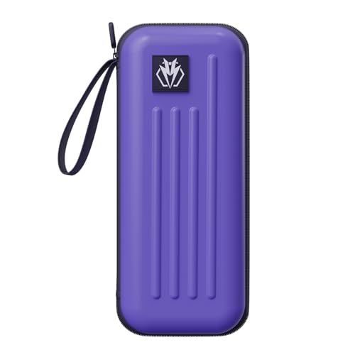 Dart Case,Darts Carrying Case Holds 3 Darts and Extra Accessories,Built-In Storage Tubes and Pockets for Flights, Tips, Shafts ect - color: Purple