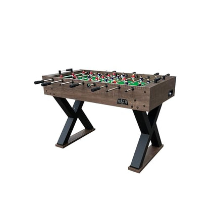 KICK Drias 48" Foosball Table – Compact Indoor Game Table - color: Brown