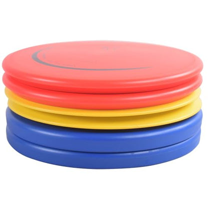 Disc Golf Starter Set, Includes Bag with Water Bottle Pocket and Accessory Pocket, 2 Drivers, 2 Mid-Ranges, 2 Putters, Mini Disc Marker and Towel - color: Blue