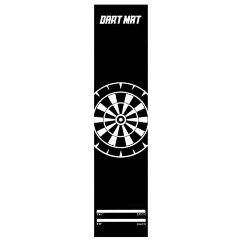 Dart Board Mat,Non-Slip Portable Floor Protection with Throw Line | Protective Dart Mat | for Game Room Recreation Center Office Break Room Basement Garage Dormitory - size: E