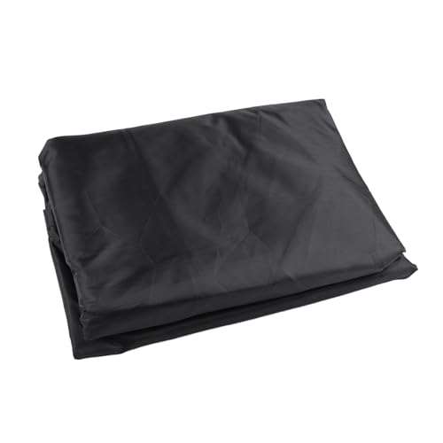 8ft Pool Table Cover 600D Oxford Waterproof Windproof Outdoor Indoor Billiard Snooker Table Protector with Buckles Drawstrings Black 260x135x69cm