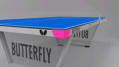 Butterfly Park Outdoor Ping Pong Table | Outdoor Table Tennis Table for Parks, Beaches, Playgrounds | Anti-Glare Weatherproof Ping Pong Top | Outdoor Ping Pong Net | Sturdy Frame with 10 Year Warranty