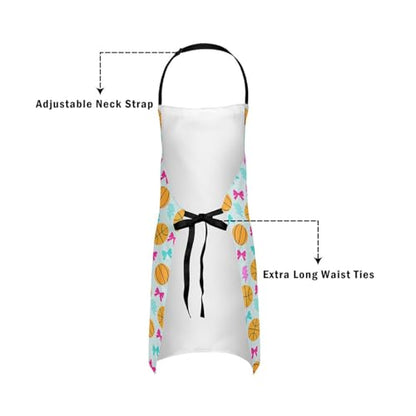 Manfei Volleyball Kids Kitchen Apron - color: Orange