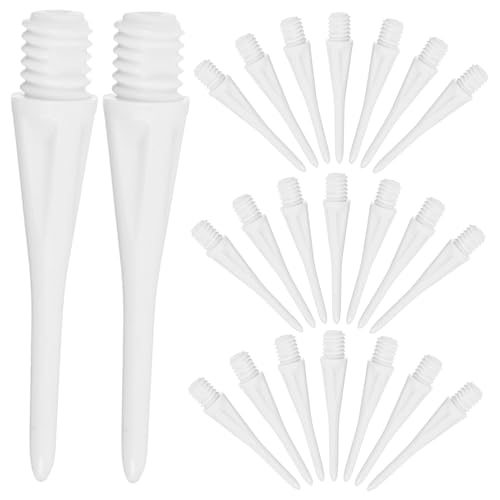 VICASKY 50pcs Dart Replacement Points Soft Tip Half Darts Accessories Professional Soft Tip