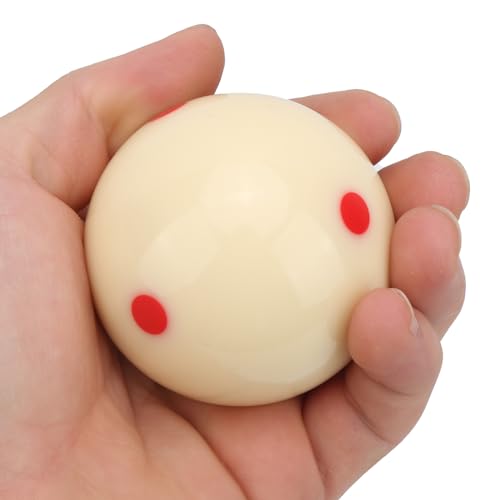 57.2mm DotSpot Cue Ball HighQuality Resin Billiard Training Ball for Practice Sessions Gym 1 Piece - color: Red Dot