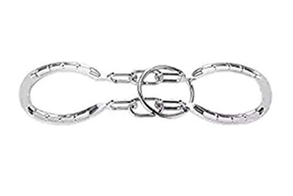 Classical Metal Horseshoe Puzzle Traditional Brain Teaser Puzzles Jigsaw Toy (Silver) - color: Silver