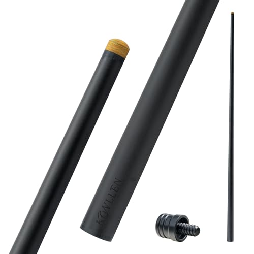 KONLLEN Carbon Fiber Pool Cue Shaft for 3/8x8 & Uniloc Joints | Low Deflection Shaft for Ultra-Smooth Control (10.5/11.5/12.5mm Tip) - color: Radial Shaft-11.5mm