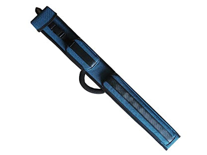 Champion 2X2,2X3,3X4 Nylon/Leatherette Billiard Pool Cue Stick Hard Case - color: Blue, size: 2X2 pool case