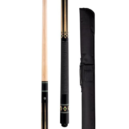 McDermott K91B 42" Youth Short Pool Billiard Cue with 1x1 Soft Case