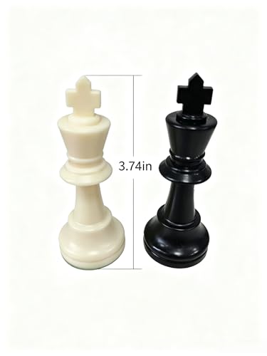 20" Large 2-in-1 Chess and Checkers Set for Kids Adults Beginners,Folding Portable Chess Board Game with Shoulder Strap Bag, Travel & Camping & Educational STEM Toys for Kids