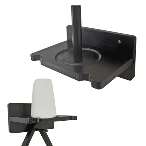 Pool Cue Stick Claw Holder Hold 2 Billiard Cues, Cone Chalk Holder with Ball Rack Wall Mount, Pool Stick Holder Storage Accessories (Black) - color: Black